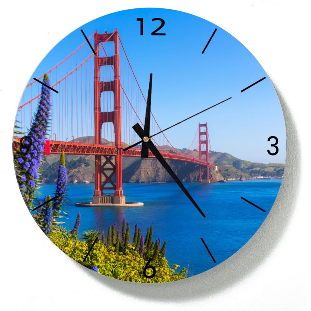 Golden Gates clock