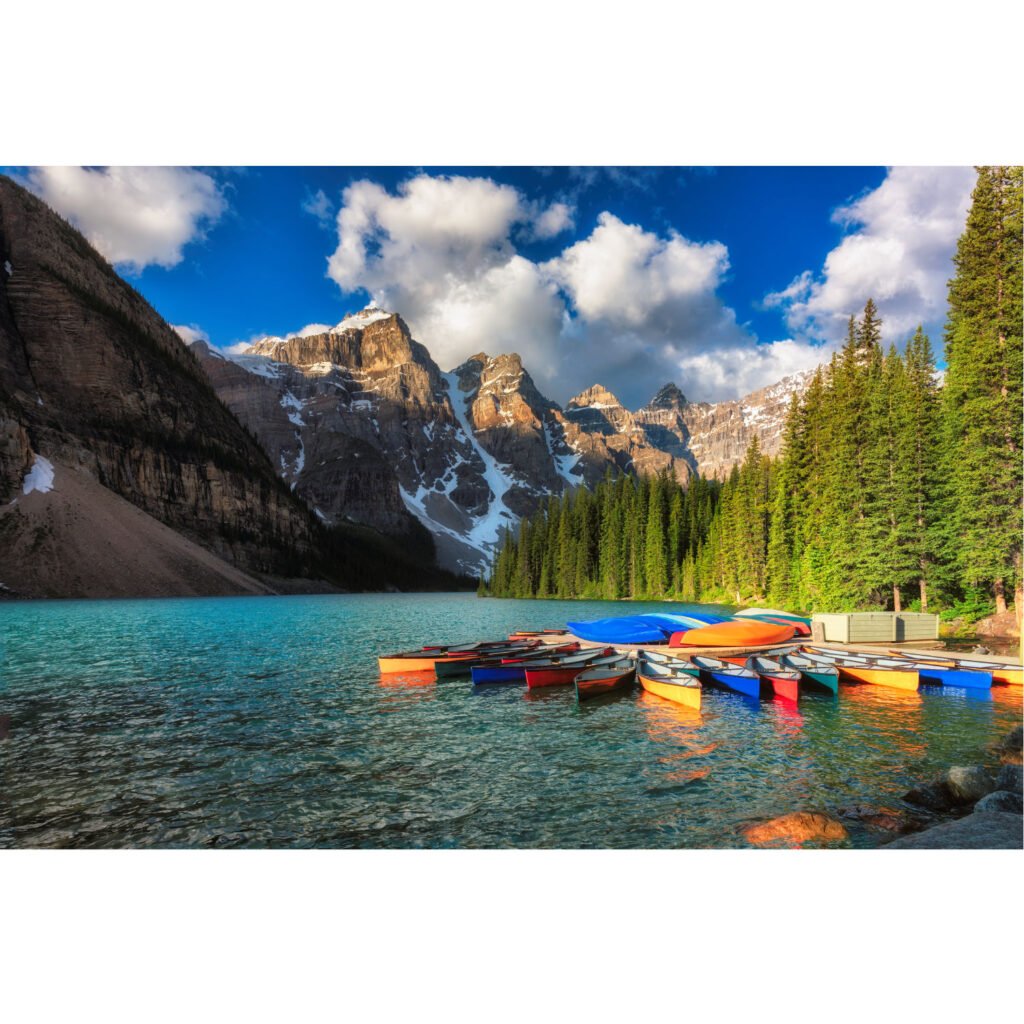 Moraine lake in banff national park