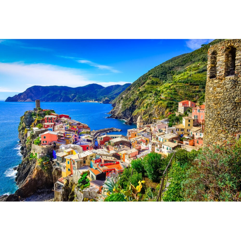 village Vernazza in Cinque Terre.